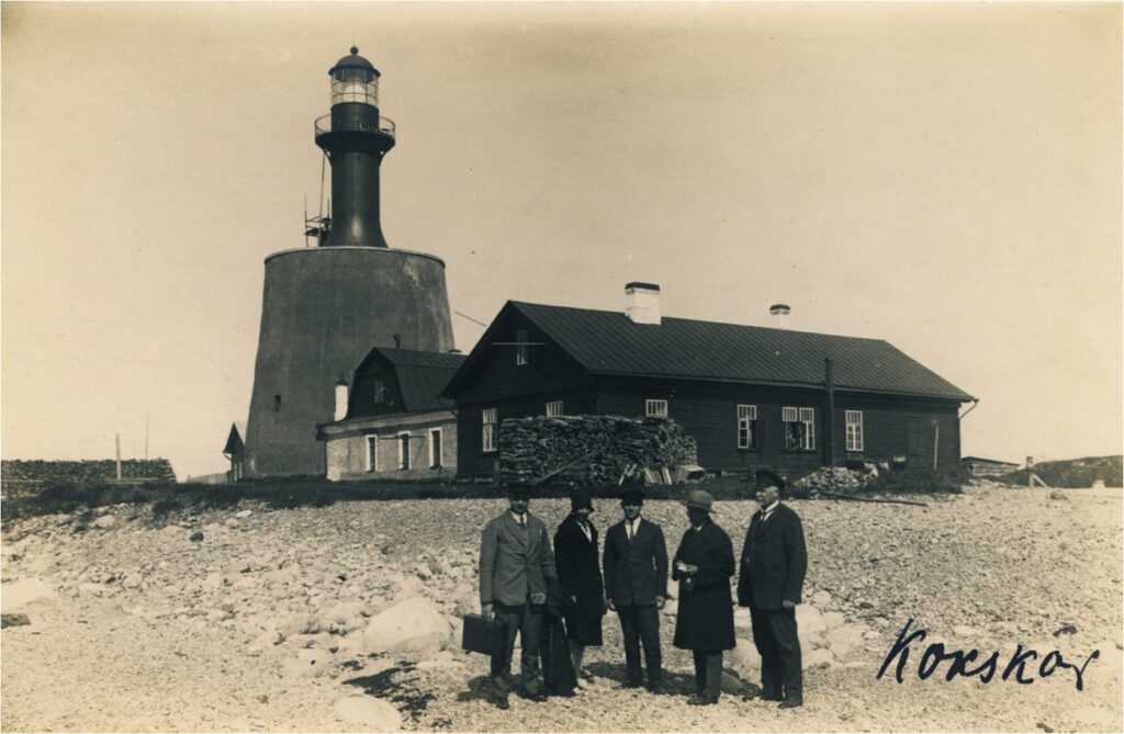 Keri lighthouse circa 1930. Collection by Aivo Aia.