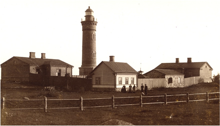 Laidunina tuletornikompleks u 1910. Jaan Vali kogu.