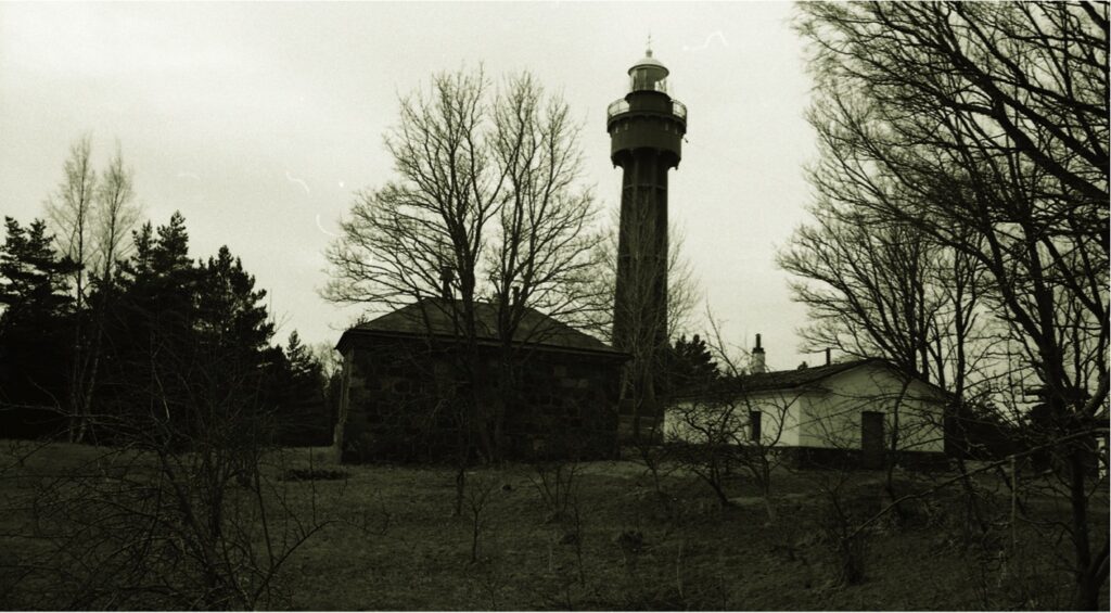Ristna lighthouse, kerosene depot and residential building. Jaan Vali, 1990s.