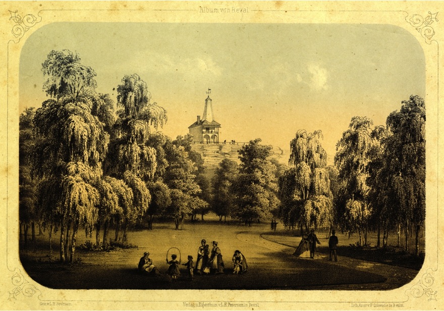 Tallinna alumine tuletorn 19. sajandi I poolel. L. H. Peterseni lito.
